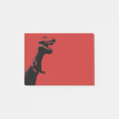 Furchteinflößender T-Rex Post-it Klebezettel (Vorderseite)