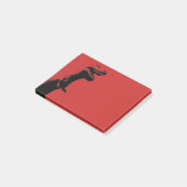 Furchteinflößender T-Rex Post-it Klebezettel (angewinkelt)