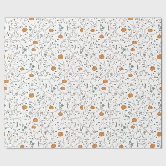 Furchteinflößender Wein für Halloween Geschenkpapier (Saum)