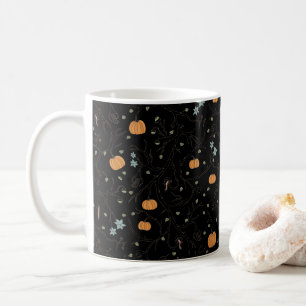 Furchteinflößender Wein für Halloween Noir Kaffeetasse