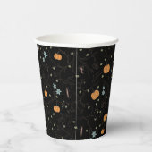 Furchteinflößender Wein für Halloween Noir Pappbecher (Rechts)