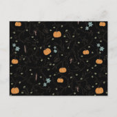 Furchteinflößender Wein für Halloween Noir Postkarte (Vorderseite)