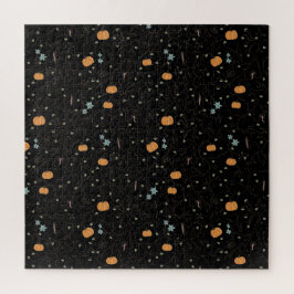 Furchteinflößender Wein für Halloween Noir Puzzle