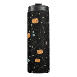 Furchteinflößender Wein für Halloween Noir Thermosbecher