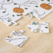 Furchteinflößender Wein für Halloween Puzzle (Seite)