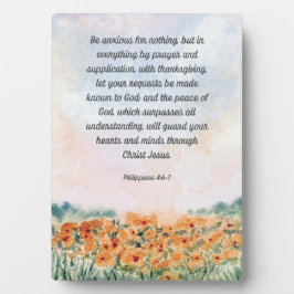 Fürchten Sie auf nichts Bibelverse Artwork-12x18 Fotoplatte