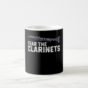 Fürchten Sie Die Klarinetten Klarinettist Klarinet Kaffeetasse