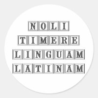 Fürchten Sie nicht die lateinische Sprache (Latein