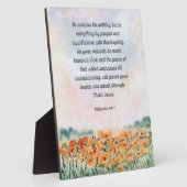 Fürchten Sie sich auf nichts Bibelverse Bild 8x10 Fotoplatte (Seite)