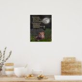 Fürchten Sie sich auf nichts christliches Plakat (Küche)