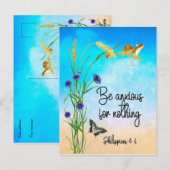 Fürchten Sie sich auf nichts Philippinen 4:6 Postkarte (Vorne/Hinten)