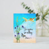 Fürchten Sie sich auf nichts Philippinen 4:6 Postkarte (Stehend Vorderseite)