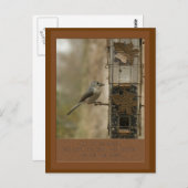 fürchten Sie sich nicht, dass Gott den Vogel auf d Postkarte (Vorne/Hinten)