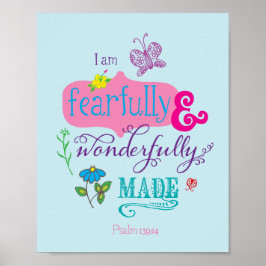 Furchterregend und wunderbar Made Scripture Giro A Poster