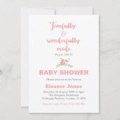 Furchterregend und wunderschön gemachte Kinderdusc Einladung (Vorderseite)