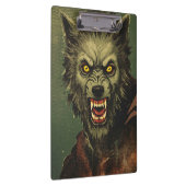 Furchterregende Werwolf-Horror-Illustration Klemmbrett (Rechts)
