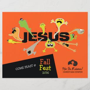 Furchterregender Jesus Flyer