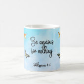 Fürchtet euch um nichts Philippinen 4:6 15 Kaffeetasse (Mittel)