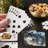 Furchtlos der arktische Wolf, Deck spielen Karten Spielkarten (In Situ)