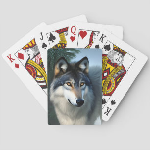 Furchtlos der arktische Wolf, Deck spielen Karten Spielkarten