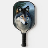 Furchtlos der arktische Wolf, Pickleball Paddel Pickleball Schläger (Rückseite)