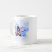 Furchtlos & Fabulous Empowerment-Tasse Kaffeetasse (Vorderseite Links)