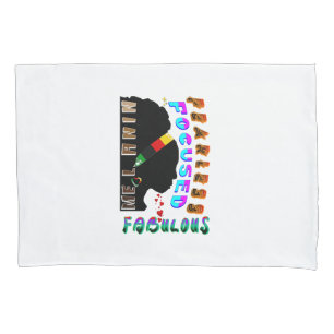 Furchtlos fokussierte Fabulous Melanin Kissenbezug