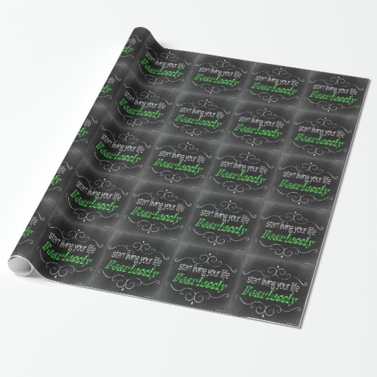 Furchtlos Geschenkpapier (Ungerollt)