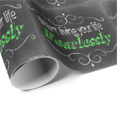 Furchtlos Geschenkpapier (Rolleneckpunkt)