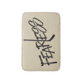 Furchtlos (Hockey) Badematte (Vorderseite Vertikal)