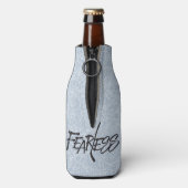 Furchtlos (Hockey) Flaschenkühler (Flasche Rückseite)
