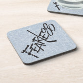 Furchtlos (Hockey) Getränkeuntersetzer (Linke Seite)