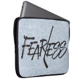 Furchtlos (Hockey) Laptopschutzhülle (Vorne Rechts)