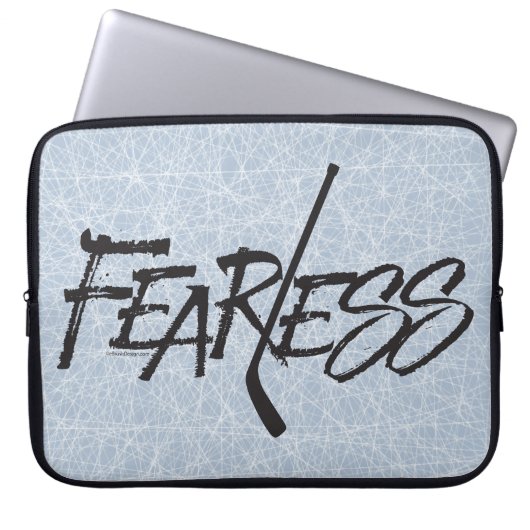 Furchtlos (Hockey) Laptopschutzhülle (Vorderseite)