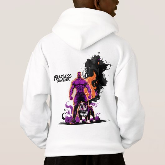 furchtlos hoodie (Rückseite)