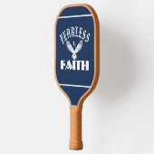 Furchtlos im Glauben ✝  Pickleball Schläger (Links)