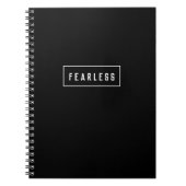 furchtlos notizblock (Vorderseite)