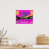 Furchtlos - Snowboarder Poster (Küche)