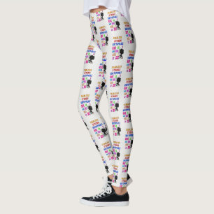 Furchtlos stark und unaufhaltsam ist sie leggings