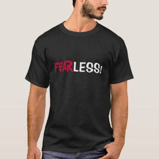 FURCHTLOS! T - Shirt mit Rückseite des