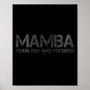 Furchtlos und fokussiert Basketball Court Legend M Poster