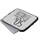 furchtlos und fünfzig laptopschutzhülle (Vorne Knopf)