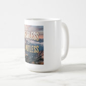 Furchtlos und Grenzenlos Kaffeetasse (VorderseiteRechts)