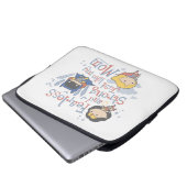 Furchtlos und stark, genau wie meine Mama Laptopschutzhülle (Vorne Knopf)