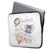 Furchtlos und stark, genau wie meine Mama Laptopschutzhülle (Vorderseite Links)