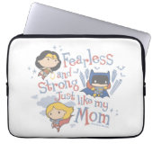 Furchtlos und stark, genau wie meine Mama Laptopschutzhülle (Vorderseite)