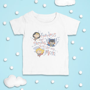 Furchtlos und stark wie meine Mutter Baby T-shirt