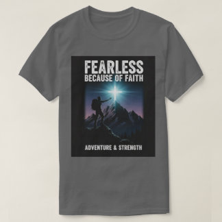 Furchtlos wegen des Glaubens Christliches Herren-T T-Shirt