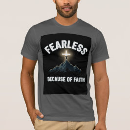 Furchtlos wegen des Glaubens Christliches Herren-T T-Shirt