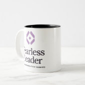 Furchtlos zweifarbige tasse (Vorderseite Links)
